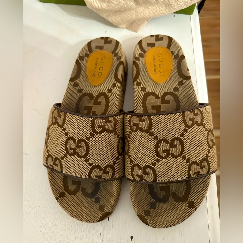 Gucci Canvas Slide Sandal